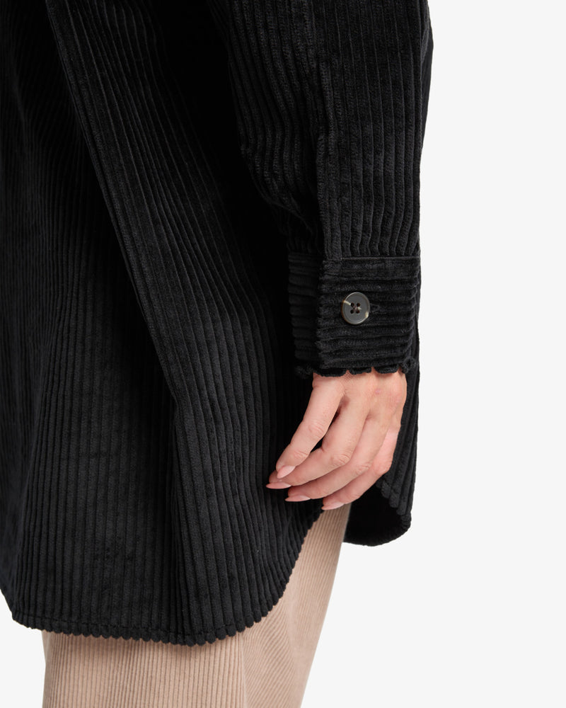 Load image into Gallery viewer, Billabong Women&#39;s Winter Ocean Shirt Dress Black Pebble EBJWD00149-BPB
