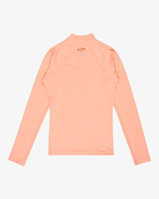 Billabong Women's Tropic Surf Long Sleeve UPF 50 T-Shirt Pink EBJWR03014-MFQ0