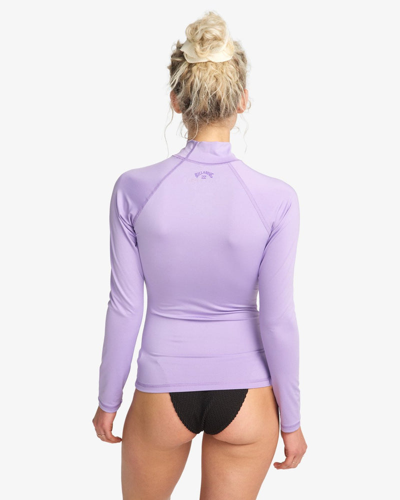 Load image into Gallery viewer, Billabong Women&#39;s Tropic Surf Long Sleeve UPF 50 T-Shirt Prism Violet EBJWR03014-PRV
