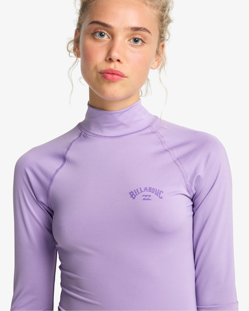 Load image into Gallery viewer, Billabong Women&#39;s Tropic Surf Long Sleeve UPF 50 T-Shirt Prism Violet EBJWR03014-PRV
