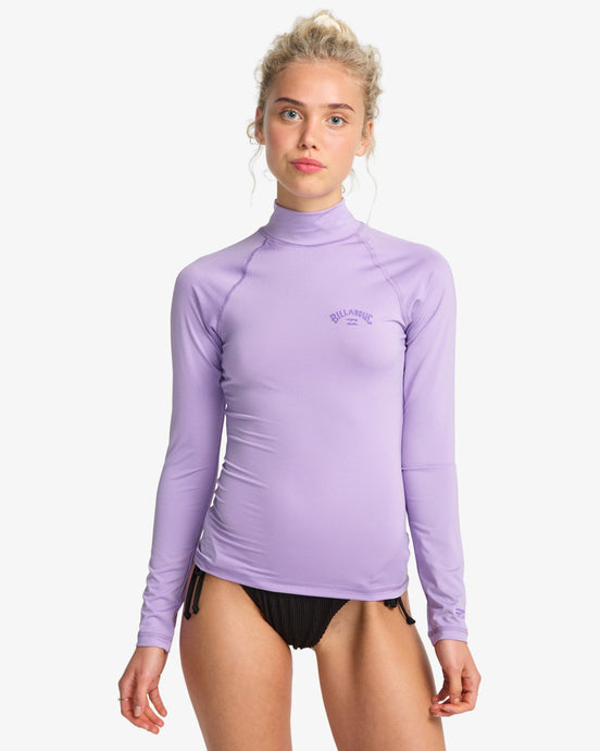 Billabong Women's Tropic Surf Long Sleeve UPF 50 T-Shirt Prism Violet EBJWR03014-PRV
