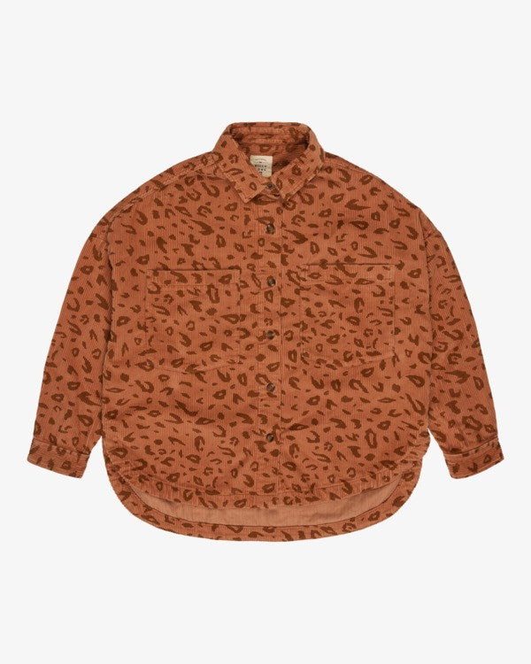 Load image into Gallery viewer, Billabong Women's Stoked On You Long Sleeve Corduroy Shirt Sunburnt EBJWT00120-CLT0
