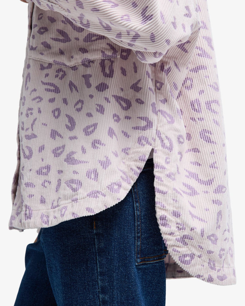 Load image into Gallery viewer, Billabong Women's Stoked On You Long Sleeve Shirt Violet Ice EBJWT00120-VIC
