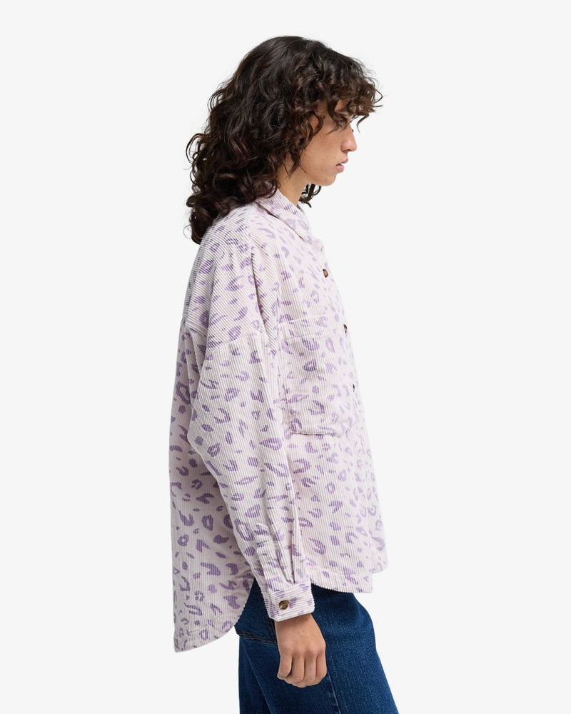 Load image into Gallery viewer, Billabong Women's Stoked On You Long Sleeve Shirt Violet Ice EBJWT00120-VIC

