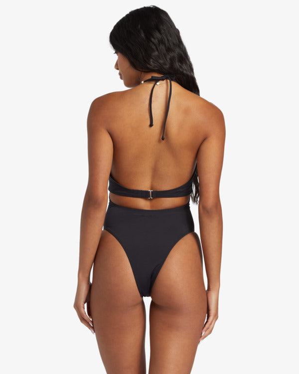Load image into Gallery viewer, Billabong Women's Sol Searcher One Piece Swimsuit Black Pebble EBJX100105-BPB
