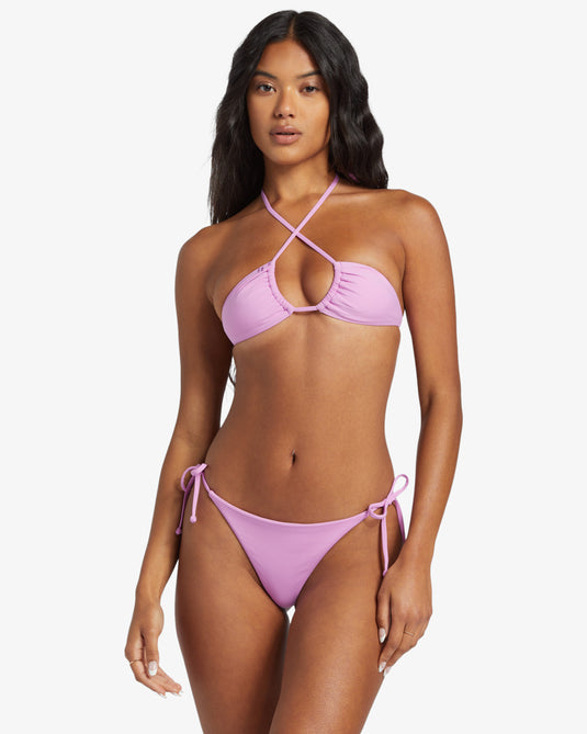 Billabong Women's Sol Searcher Multi Triangle Bikini Top Lush Lilac EBJX300103-MGJ0
