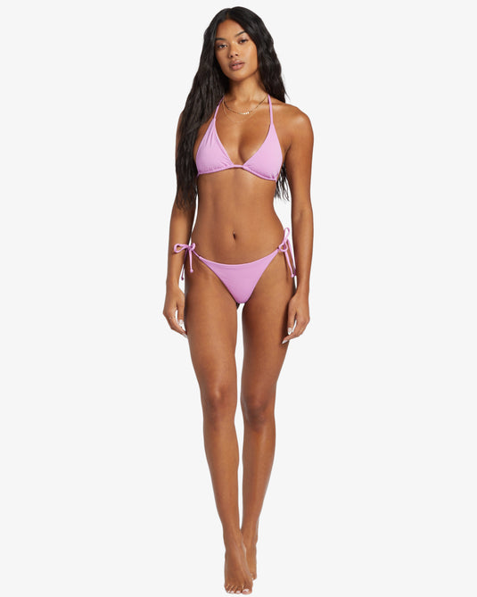 Billabong Women's Sol Searcher Multi Triangle Bikini Top Lush Lilac EBJX300103-MGJ0
