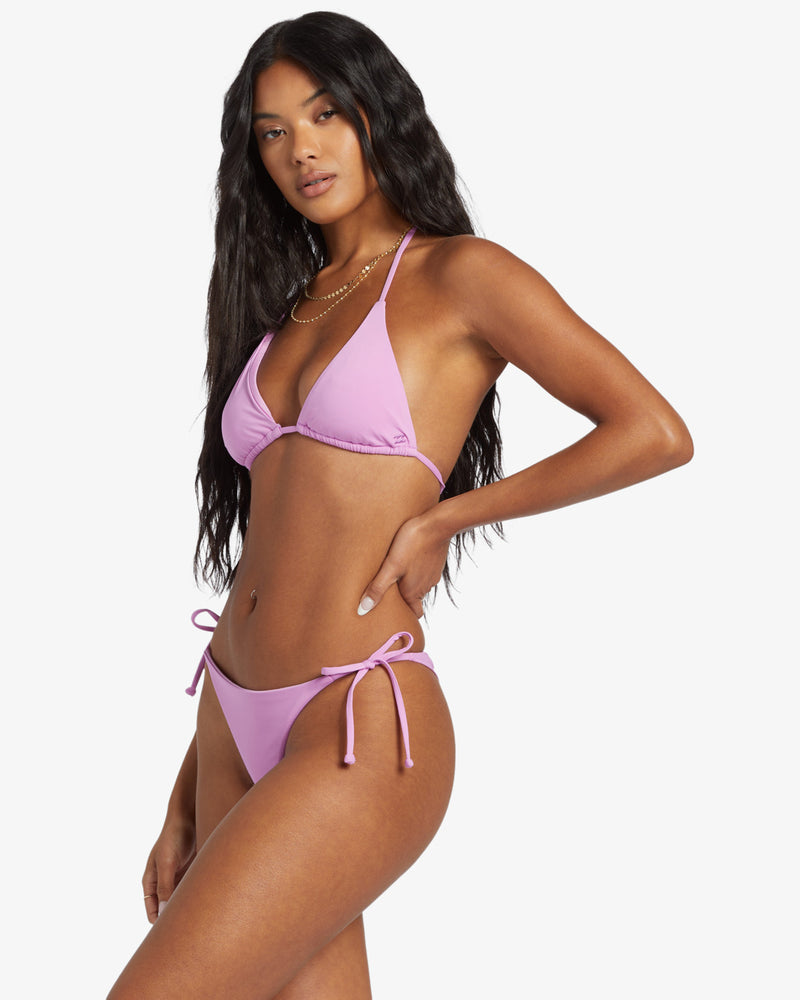 Load image into Gallery viewer, Billabong Women&#39;s Sol Searcher Multi Triangle Bikini Top Lush Lilac EBJX300103-MGJ0
