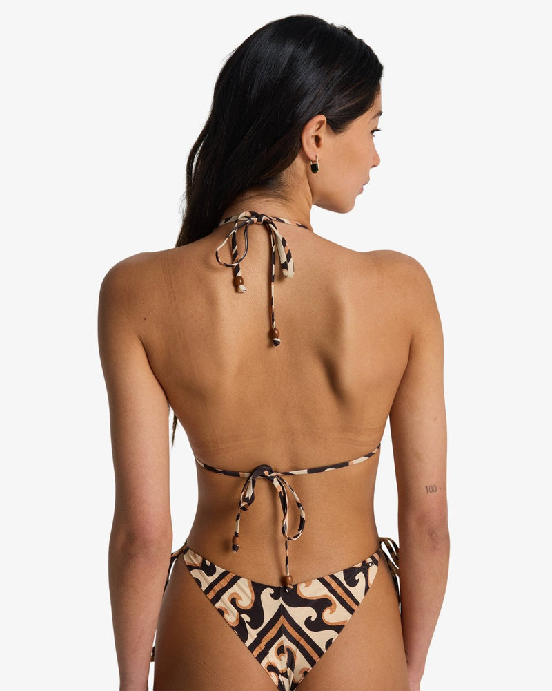 Load image into Gallery viewer, Billabong Women's Dark Wave Triangle Bikini Top Multi EBJX300145-MUL
