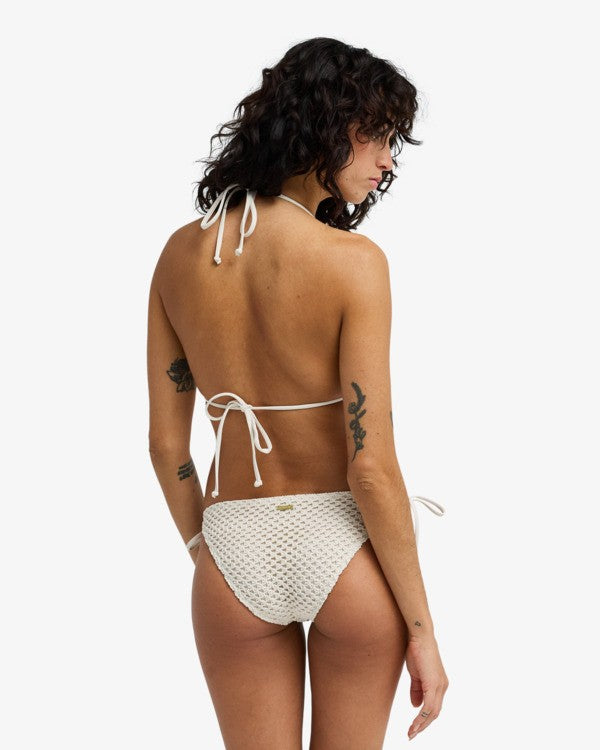 Load image into Gallery viewer, Billabong Women's Twisted Tides Remi Triangle Bikini Top White Cap EBJX300150-WCP
