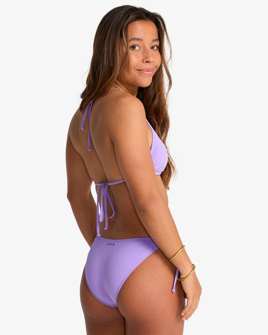 Billabong Women's Sol Searcher Tropic Tie Side Bikini Bottoms Prism Violet EBJX400100_PRV