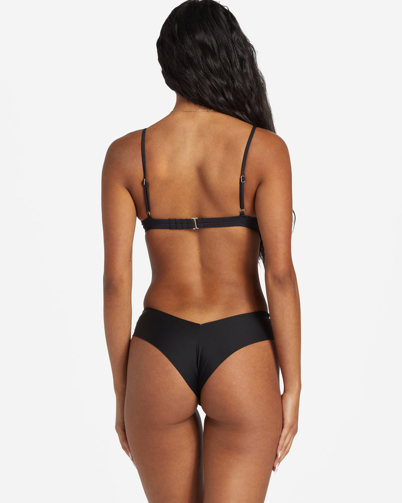 Load image into Gallery viewer, Billabong Women&#39;s Sol Searcher Fiji Bikini Bottoms Black Pebble EBJX400102-BPB
