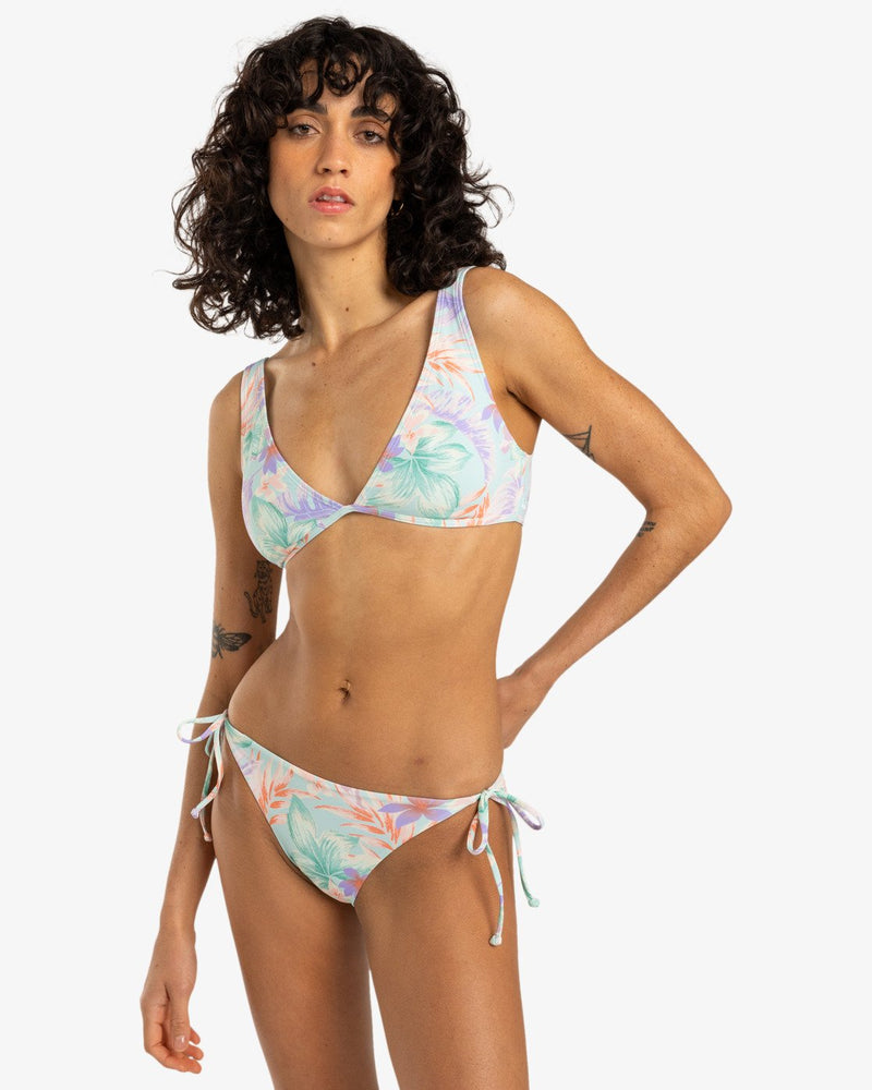 Load image into Gallery viewer, Billabong Women&#39;s Wave Haze Medium Coverage Bikini Bottoms Coastal Blue EBJX400137-CBL

