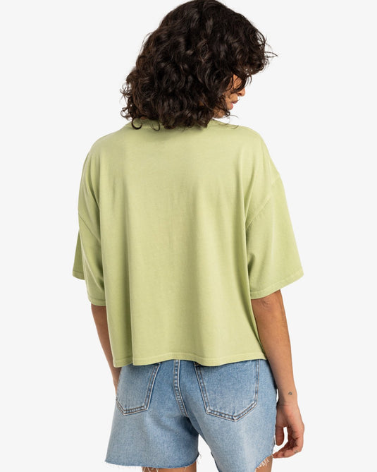 Billabong Women's Sol Surf T-Shirt Pistachio EBJZT00428-GFM0