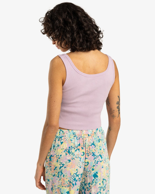 Billabong Women's Sunset Dreams Tank Top Washed Iris EBJZT00429-PGC0