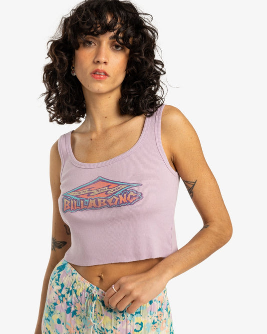 Billabong Women's Sunset Dreams Tank Top Washed Iris EBJZT00429-PGC0