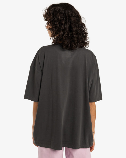 Billabong Women's Swell Trip T-Shirt Off Black EBJZT00443-KTA0