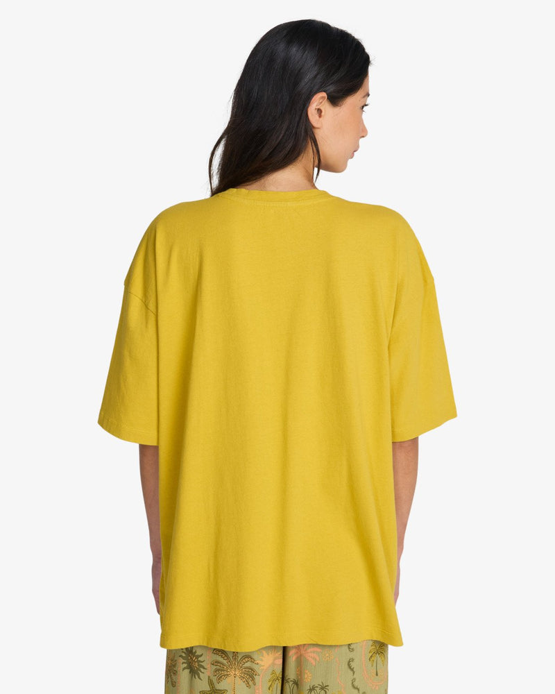 Load image into Gallery viewer, Billabong Women's Between Night &amp; Dawn T-Shirt Sulfur EBJZT00580-YKN0
