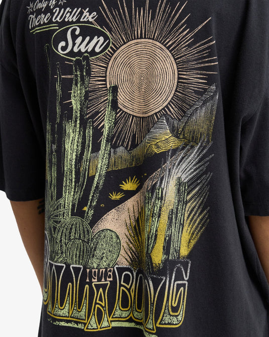 Billabong Women's Sun Chasing Short Sleeve T-Shirt Off Black EBJZT00581-OFB