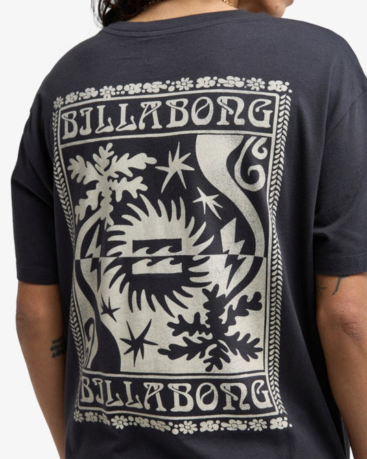 Billabong Women's Always Looking T-Shirt Off Black EBJZT00589-OFB