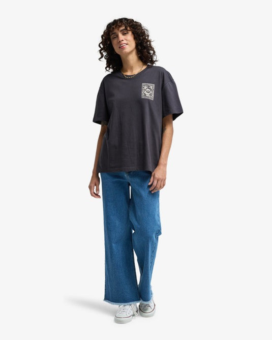 Billabong Women's Always Looking T-Shirt Off Black EBJZT00589-OFB