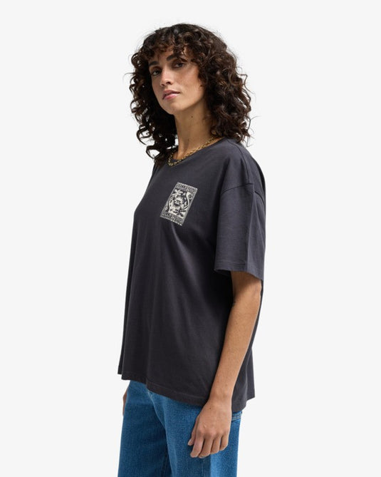 Billabong Women's Always Looking T-Shirt Off Black EBJZT00589-OFB