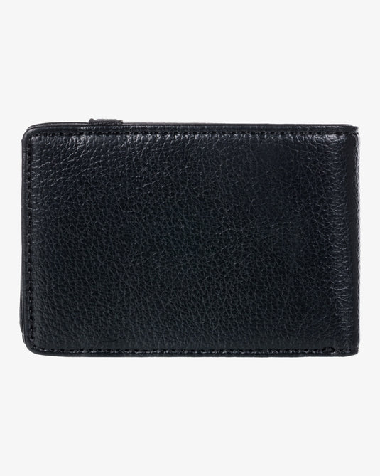 Billabong Men's Locked Slim Tri-Fold Wallet Black EBYAA00104-BLK
