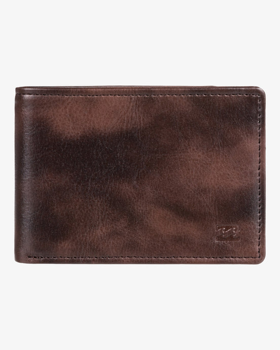 Billabong Men's Vacant Pu Tri-Fold Wallet Chocolate EBYAA00115-CHO