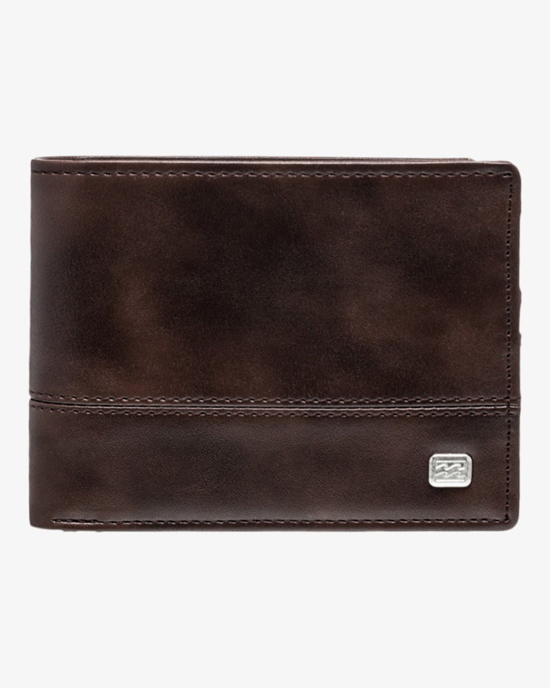 Load image into Gallery viewer, Billabong Men&#39;s Dimension Bi-Fold Wallet Chocolate EBYAA00121-CHO
