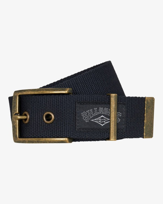 Billabong Men's Arch Webbing Belt Black EBYAA00129-BLK