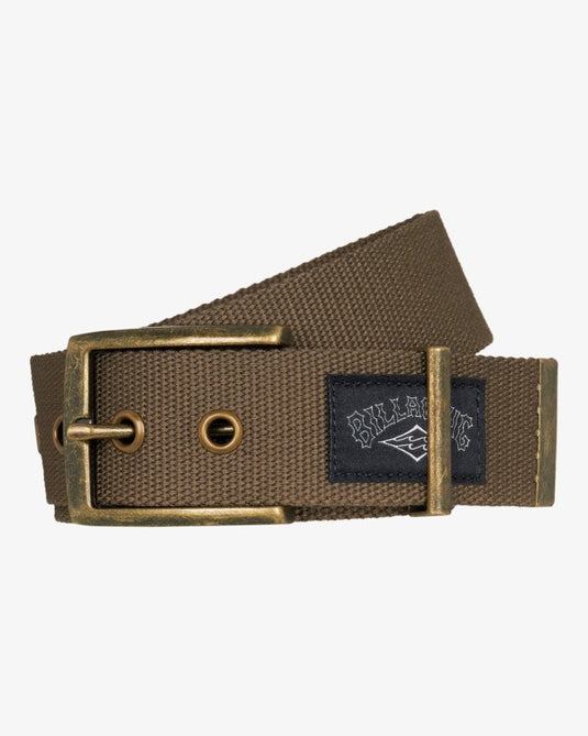 Billabong Men's Arch Webbing Belt Brown EBYAA00129-KQY0