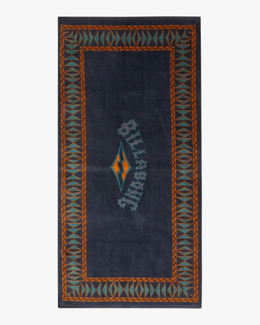 Billabong Unisex Waves Beach Towel 80 X 160 Charcoal Grey EBYAA00137-KYC0