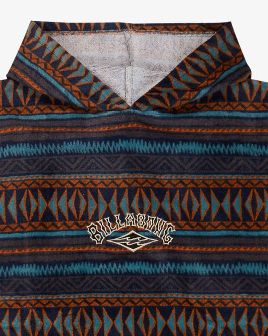 Billabong Men's Poncho Towel Charcoal Grey EBYAA00138-KYC0