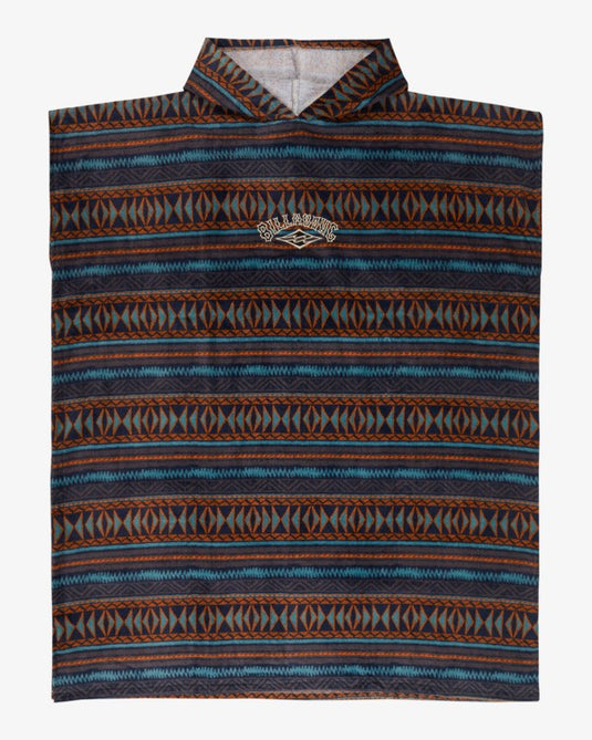 Billabong Men's Poncho Towel Charcoal Grey EBYAA00138-KYC0