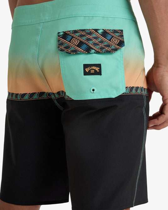 Billabong Men's Fifty50 Pro 18'' Performance Board Shorts Black EBYBS00117-BLK
