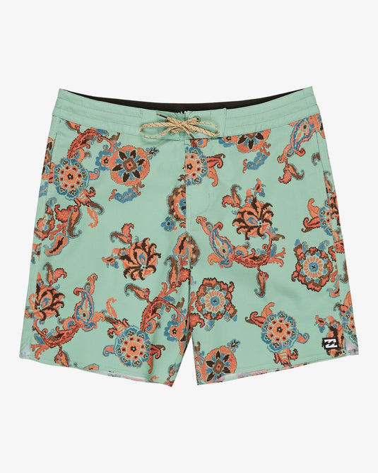 Billabong Good Times Low Tide Boardshorts Green Ash EBYBS00127-GGV1