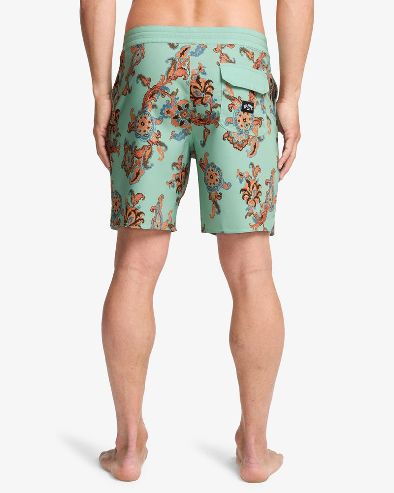Load image into Gallery viewer, Billabong Good Times Low Tide Boardshorts Green Ash EBYBS00127-GGV1
