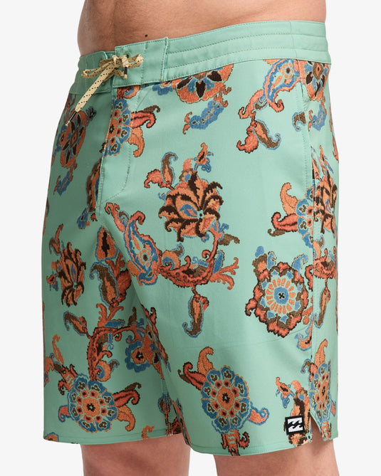 Billabong Good Times Low Tide Boardshorts Green Ash EBYBS00127-GGV1