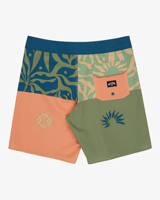 Billabong Men's Reflection Pro Boardshorts Moss Green EBYBS00128-GLW3