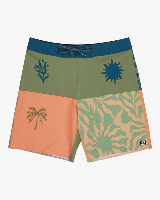 Billabong Men's Reflection Pro Boardshorts Moss Green EBYBS00128-GLW3