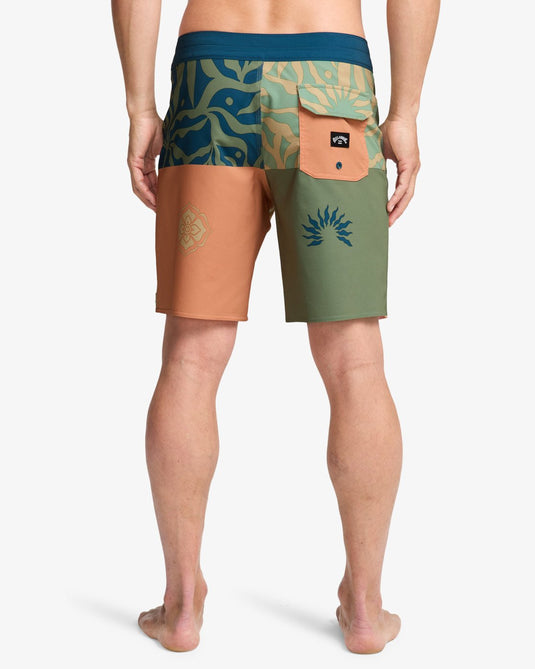Billabong Men's Reflection Pro Boardshorts Moss Green EBYBS00128-GLW3