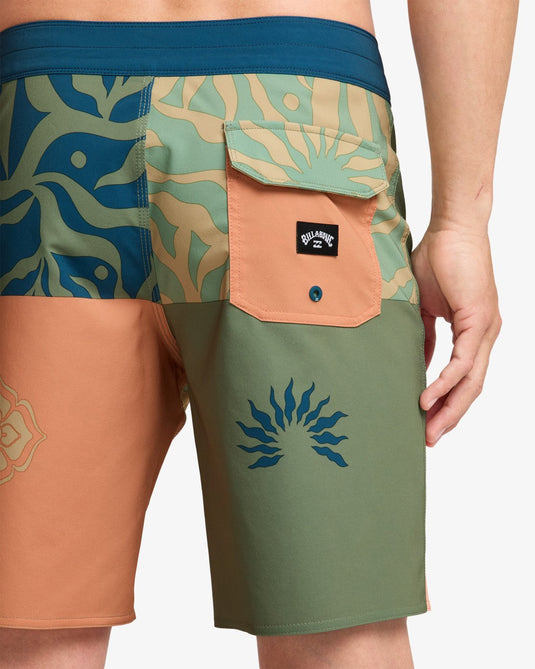 Billabong Men's Reflection Pro Boardshorts Moss Green EBYBS00128-GLW3