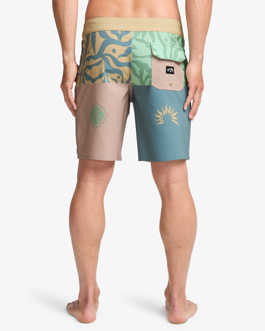 Billabong Men's Reflection Pro Boardshorts Cloud Purple EBYBS00128-SHA6
