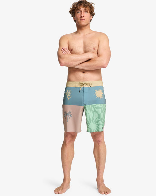 Billabong Men's Reflection Pro Boardshorts Cloud Purple EBYBS00128-SHA6