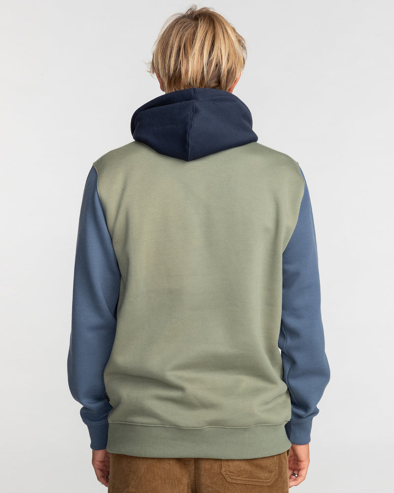 Load image into Gallery viewer, Billabong Arch Block Hoodie Colour Sage EBYFT00115-SAG
