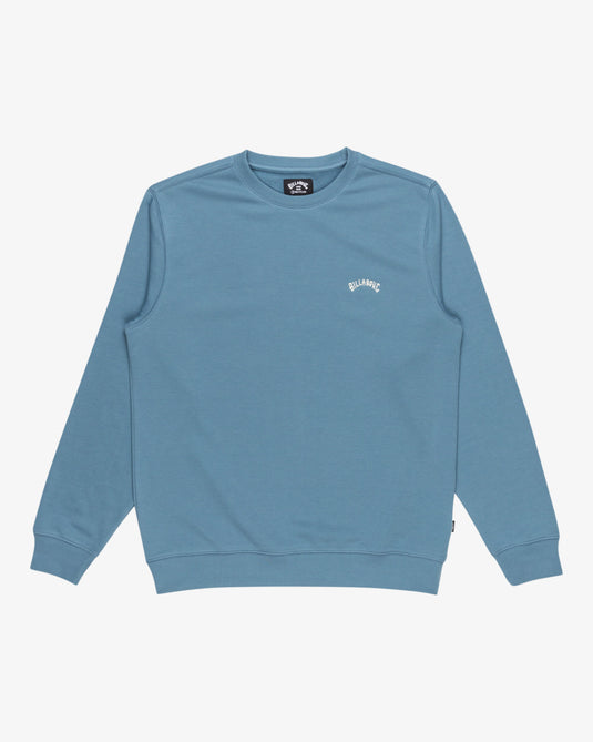 Billabong Men's Arch Pullover Sweatshirt Glacier Blue EBYFT00131_BMC0