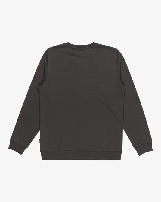 Billabong Men's Arch Pullover Sweatshirt Raven EBYFT00131_RAV