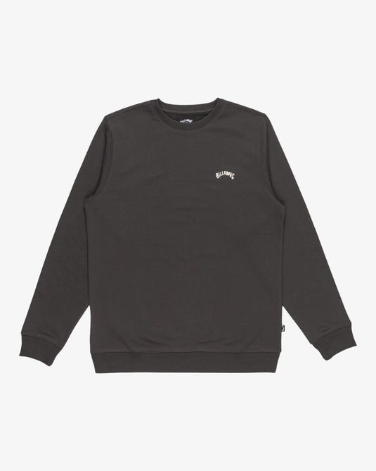 Billabong Men's Arch Pullover Sweatshirt Raven EBYFT00131_RAV