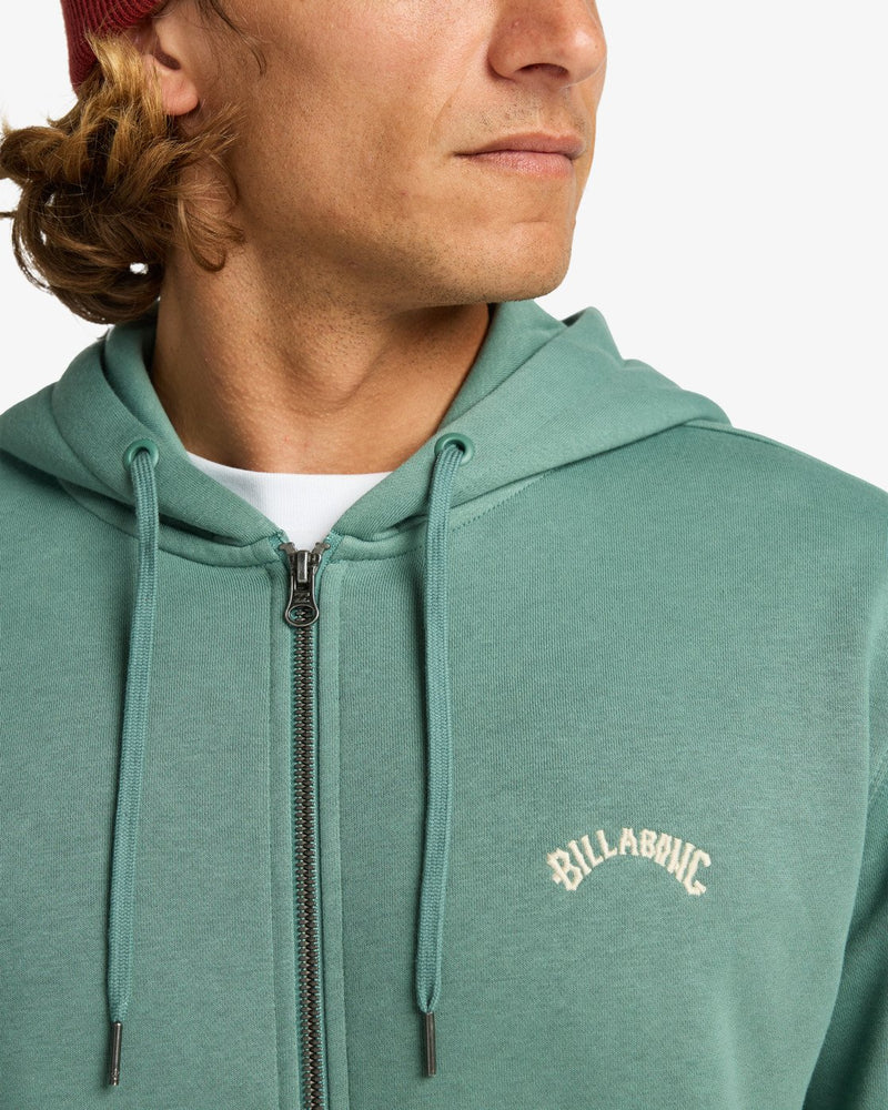 Load image into Gallery viewer, Billabong Men&#39;s Arch Zip Hoodie Sagebrush EBYFT00148-BMR0
