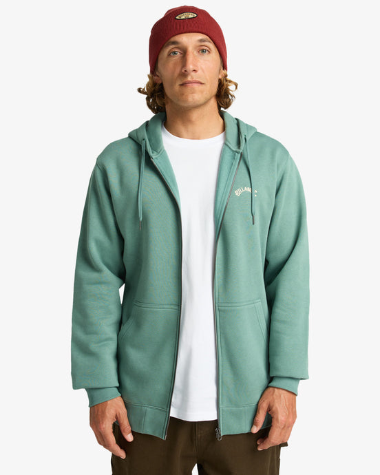 Billabong Men's Arch Zip Hoodie Sagebrush EBYFT00148-BMR0
